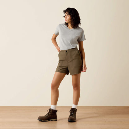 Rebar Perfect Rise Workflow Ultralight 5" Shorts Ariat Women|Work
