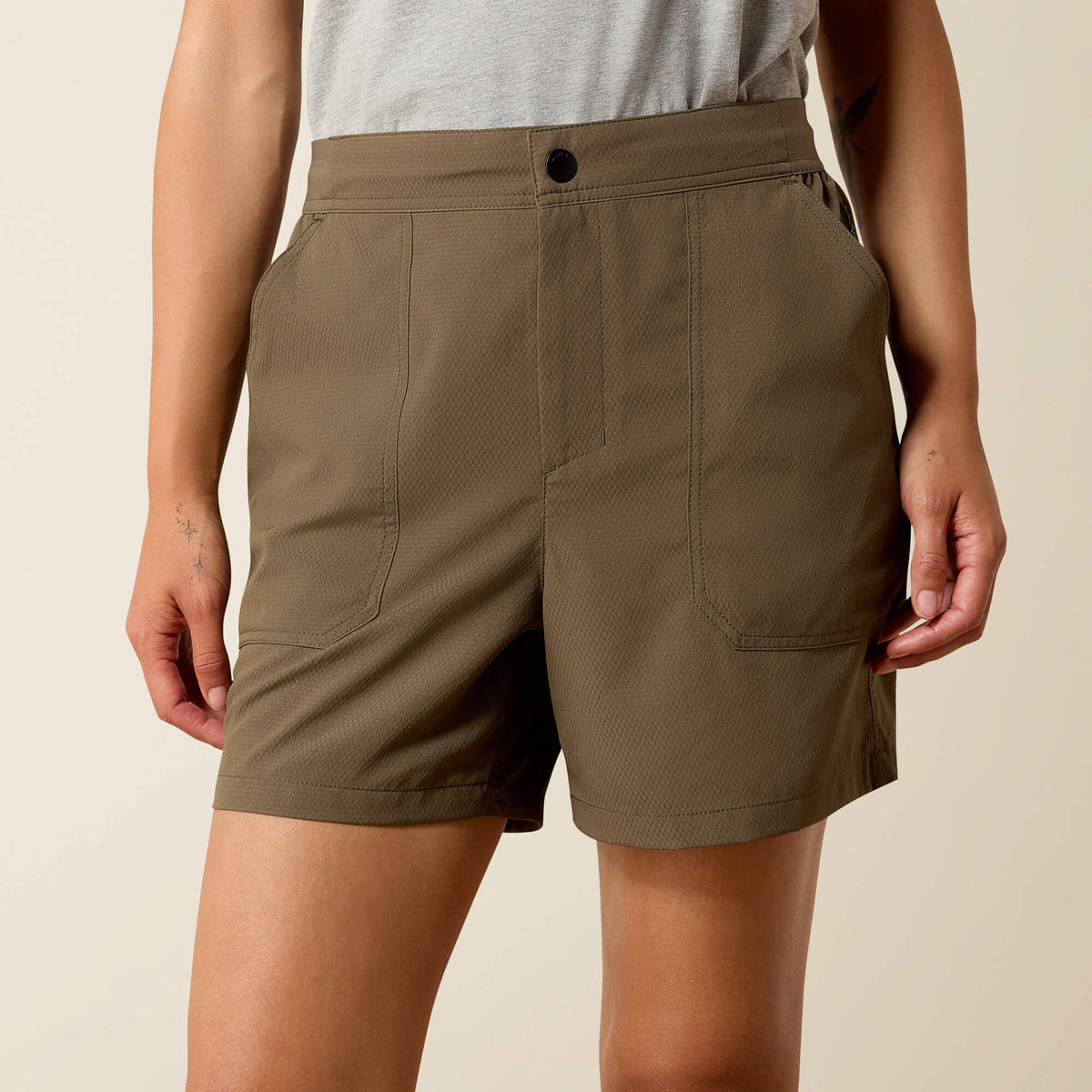Rebar Perfect Rise Workflow Ultralight 5" Shorts Ariat Women|Work