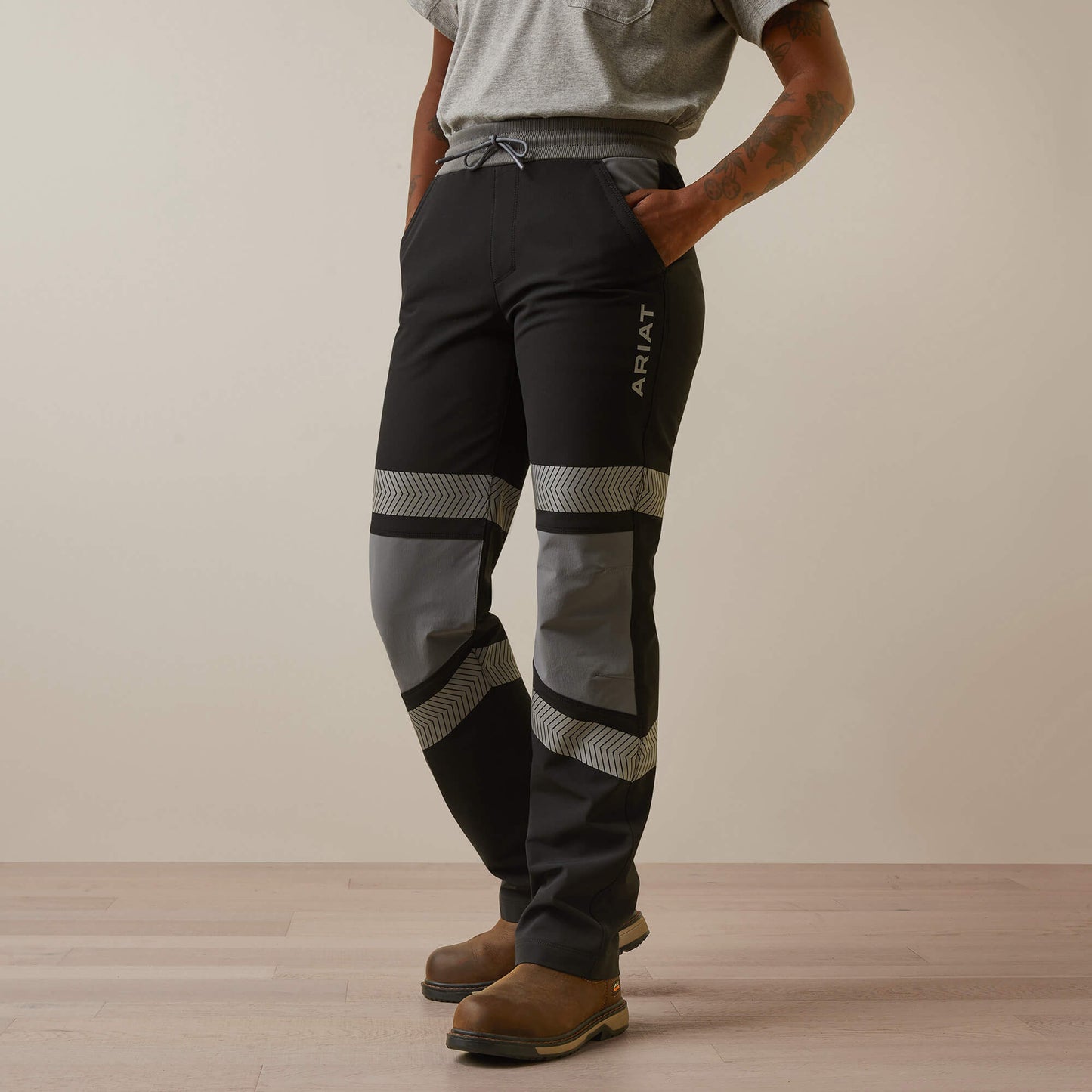 Rebar Perfect Rise Hi-Vis Pull-On DuraStretch Slim Leg Pants Ariat Women|Sale|Work