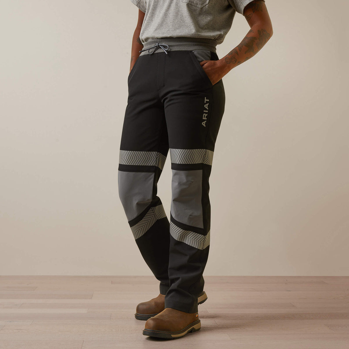 Rebar Perfect Rise Hi-Vis Pull-On DuraStretch Slim Leg Pants Ariat Women|Sale|Work