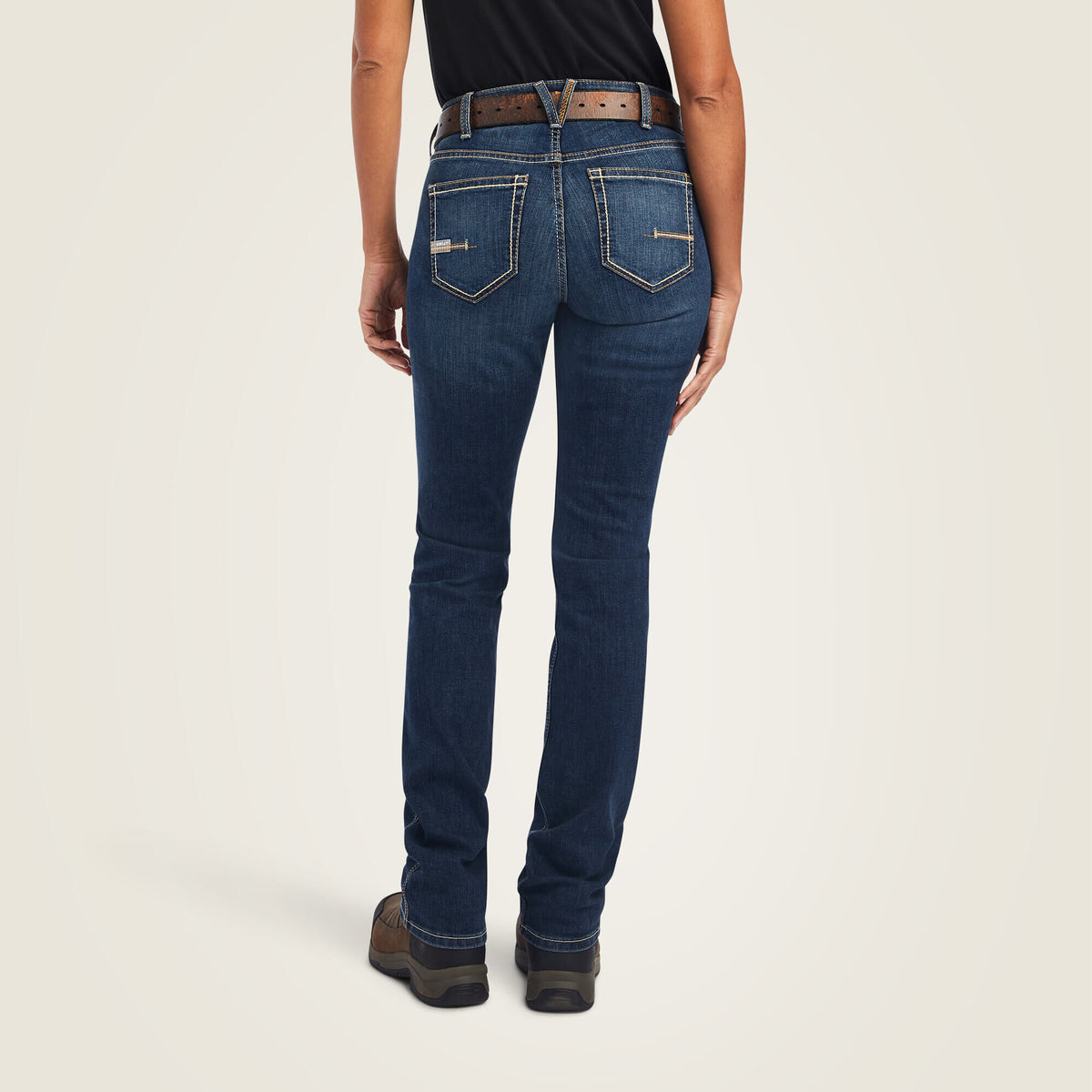 Rebar Perfect Rise Riveter DuraStretch Straight Leg Jeans Ariat Women|Work