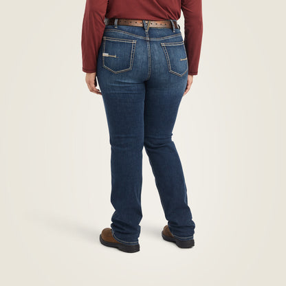 Rebar Perfect Rise Riveter DuraStretch Straight Leg Jeans Ariat Women|Work