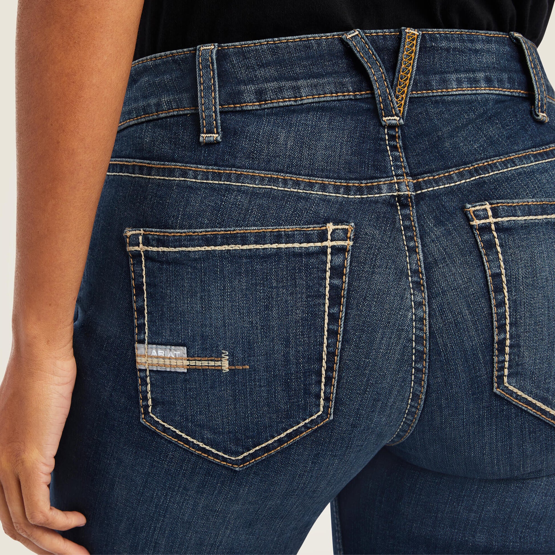 Rebar Perfect Rise Riveter DuraStretch Straight Leg Jeans Ariat Women|Work
