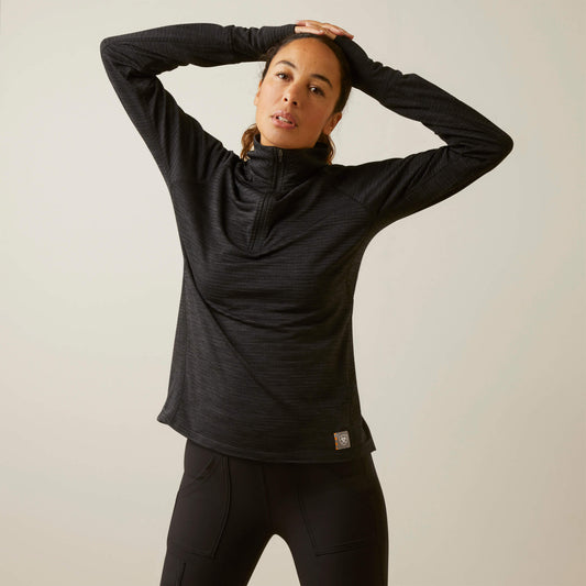 Rebar Gridwork 1/4 Zip Baselayer Ariat Women|Work