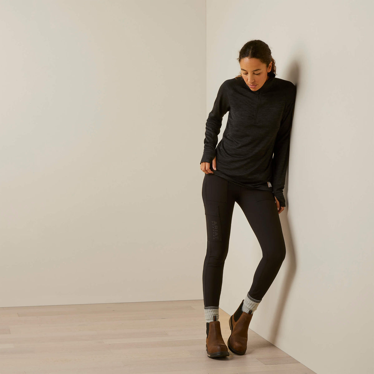 Rebar Gridwork 1/4 Zip Baselayer Ariat Women|Work