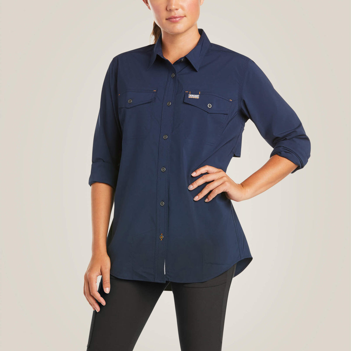 Rebar Made Tough VentTEK DuraStretch Work Shirt Ariat Women|Work