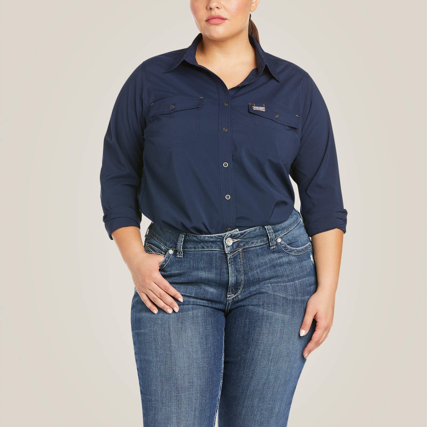 Rebar Made Tough VentTEK DuraStretch Work Shirt Ariat Women|Work