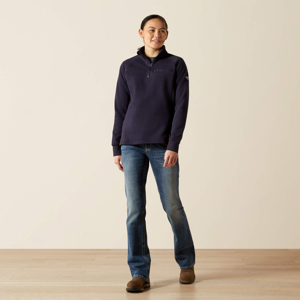 FR Rev 1/4 Zip Top Ariat Women|Work