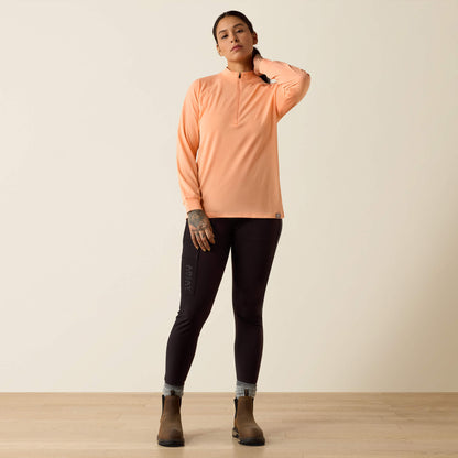 Rebar Heat Fighter 1/2 Zip T-Shirt Ariat Women|Work