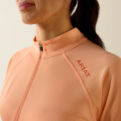 Rebar Heat Fighter 1/2 Zip T-Shirt Ariat Women|Work