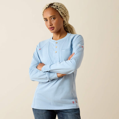 FR Air Henley Top Ariat Women|Work