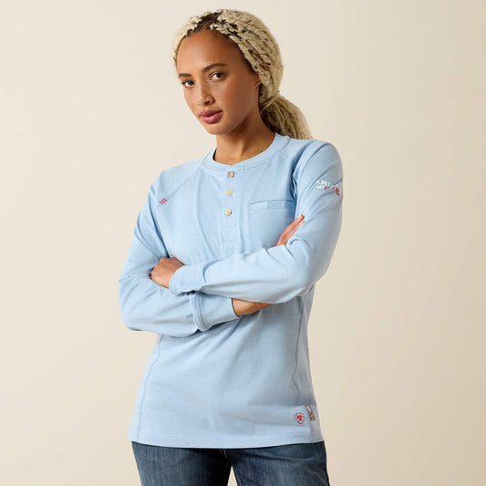 FR Air Henley Top Ariat Women|Work