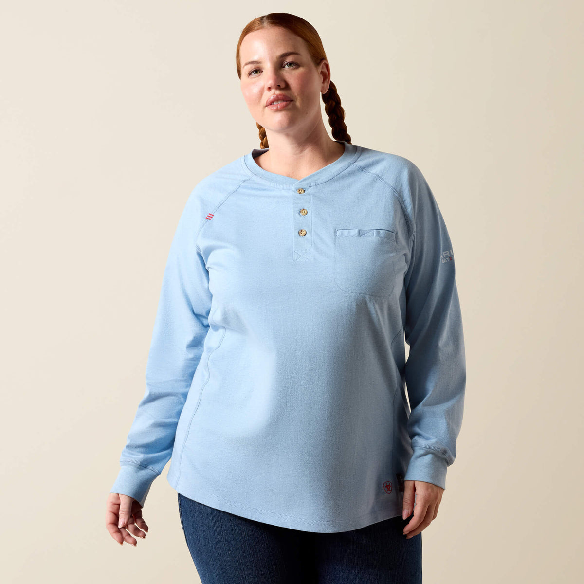 FR Air Henley Top Ariat Women|Work