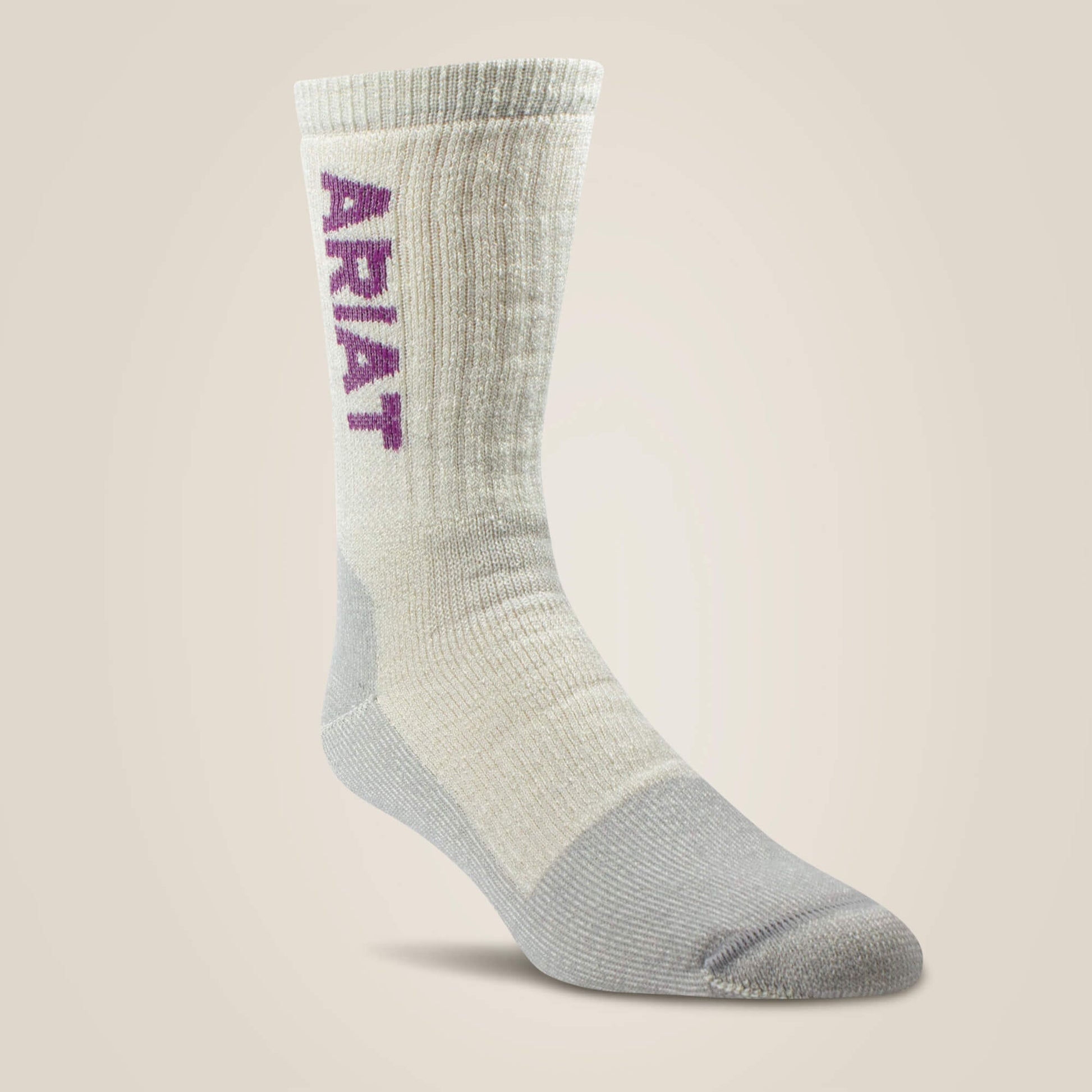 Midweight Merino Wool Blend Steel Toe Work Sock 2 Pair Multi Color Pack Ariat Women|Accessories