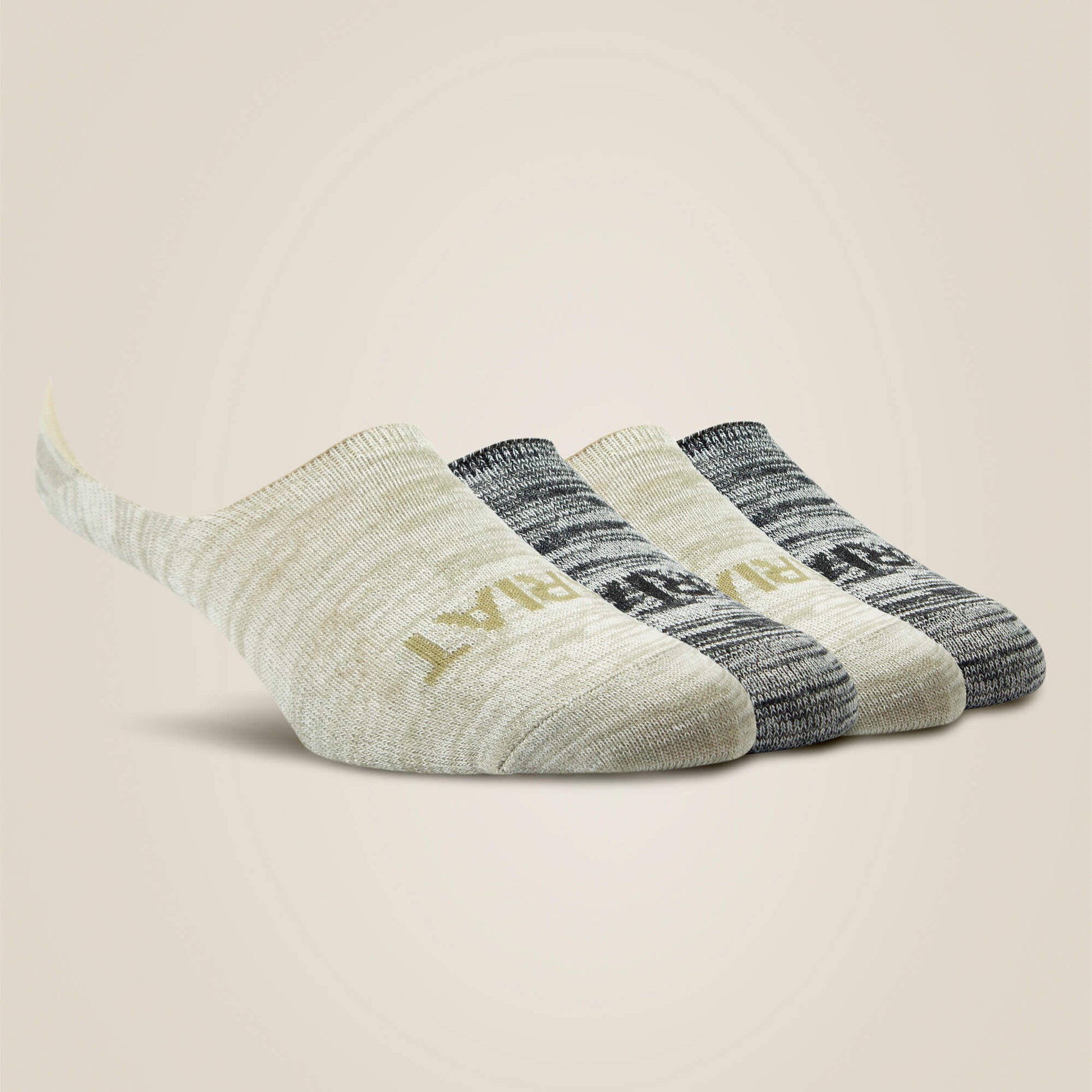 No Slip No Show Sock 4 Pair Multi Color Pack Ariat Women|Accessories