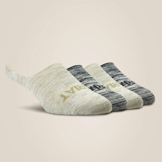 No Slip No Show Sock 4 Pair Multi Color Pack Ariat Women|Accessories
