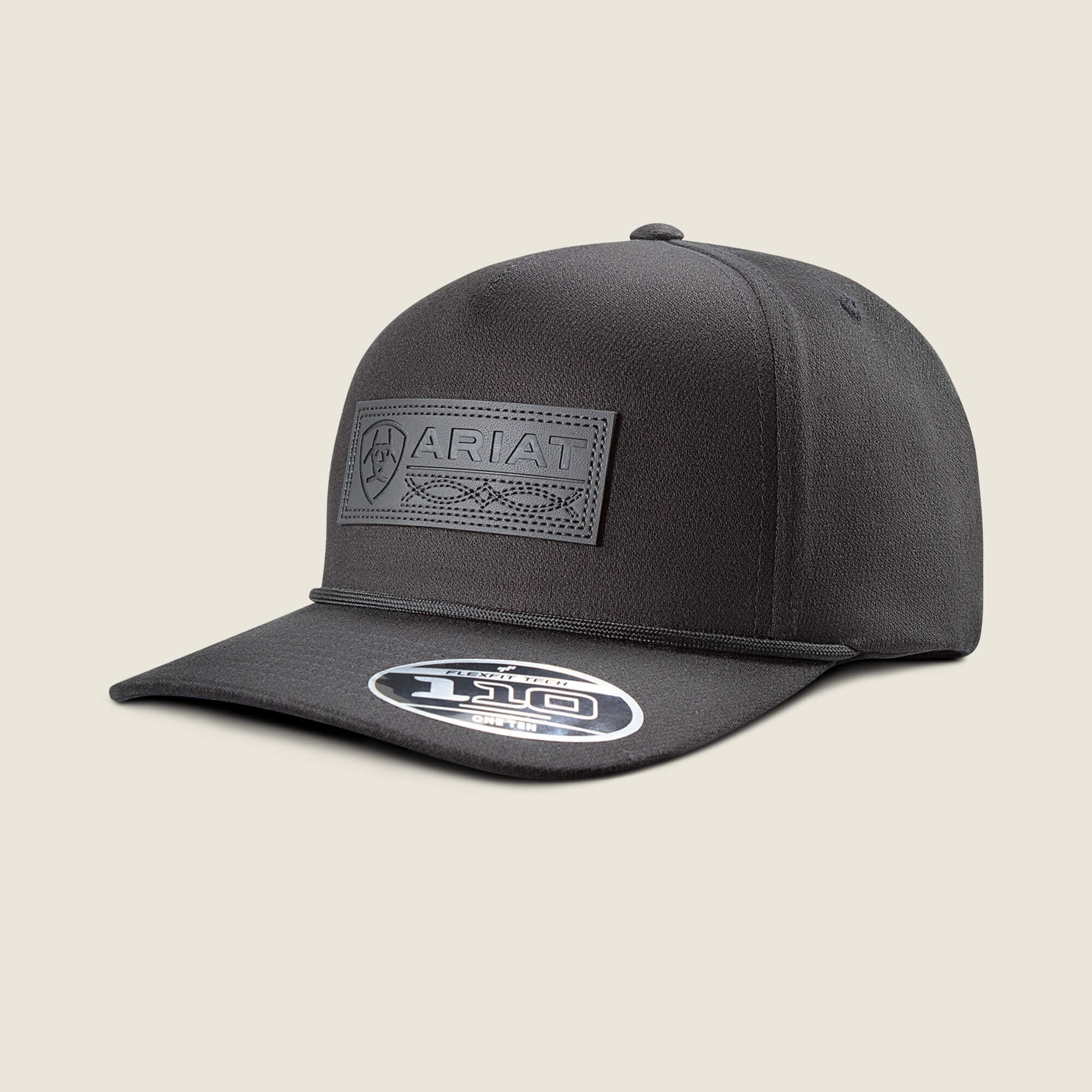 Boot Stitch Faux Leather Patch Cap Ariat Men|Accessories