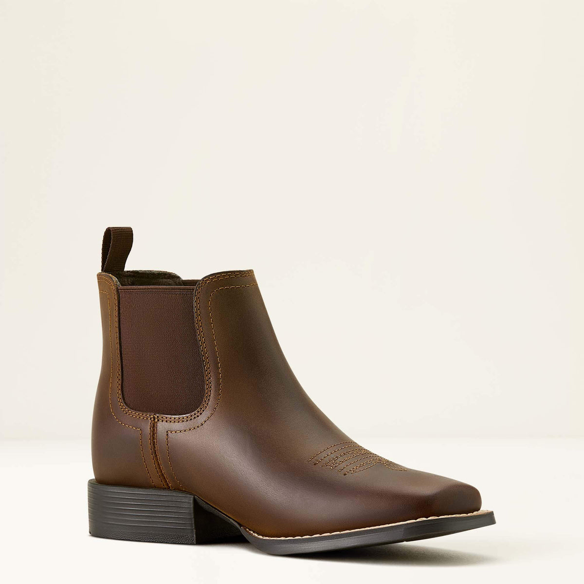 Booker Chelsea Wide Square Toe Western Boot Ariat Kids