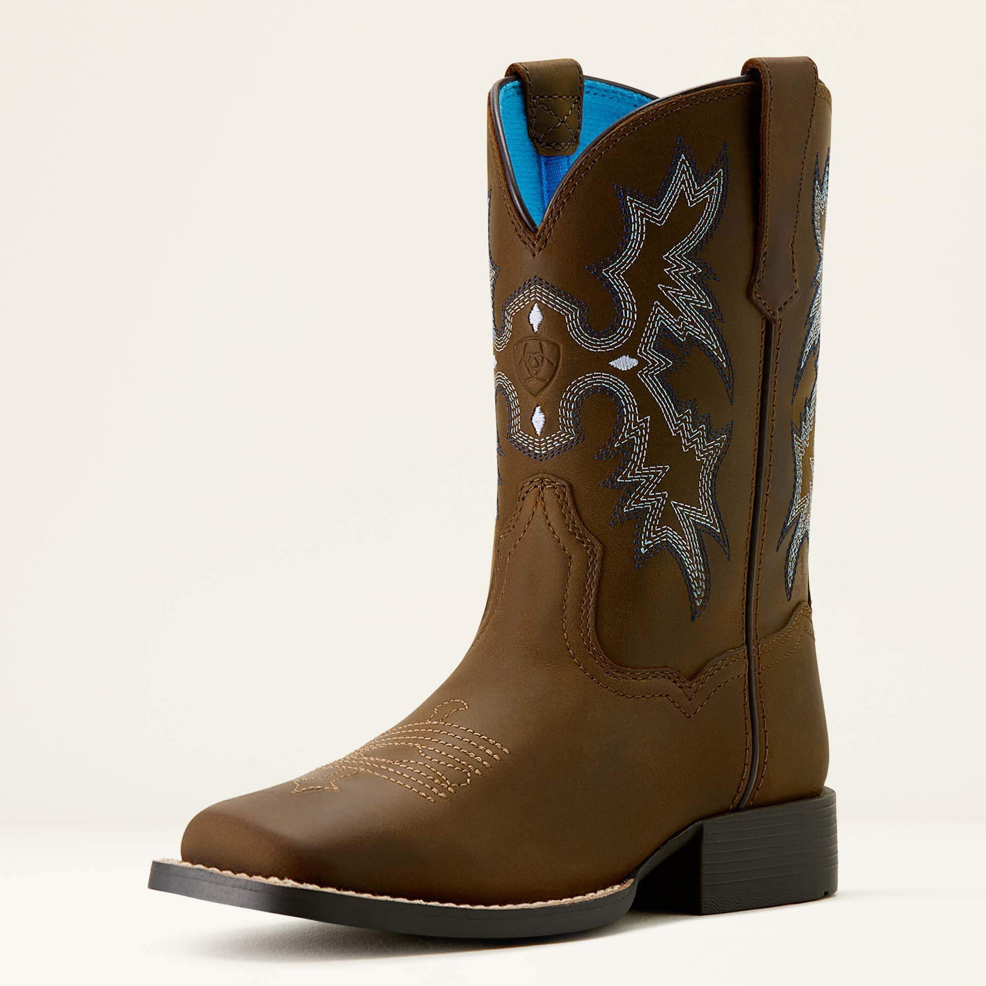 Tombstone Wide Square Toe Western Boot Ariat Kids