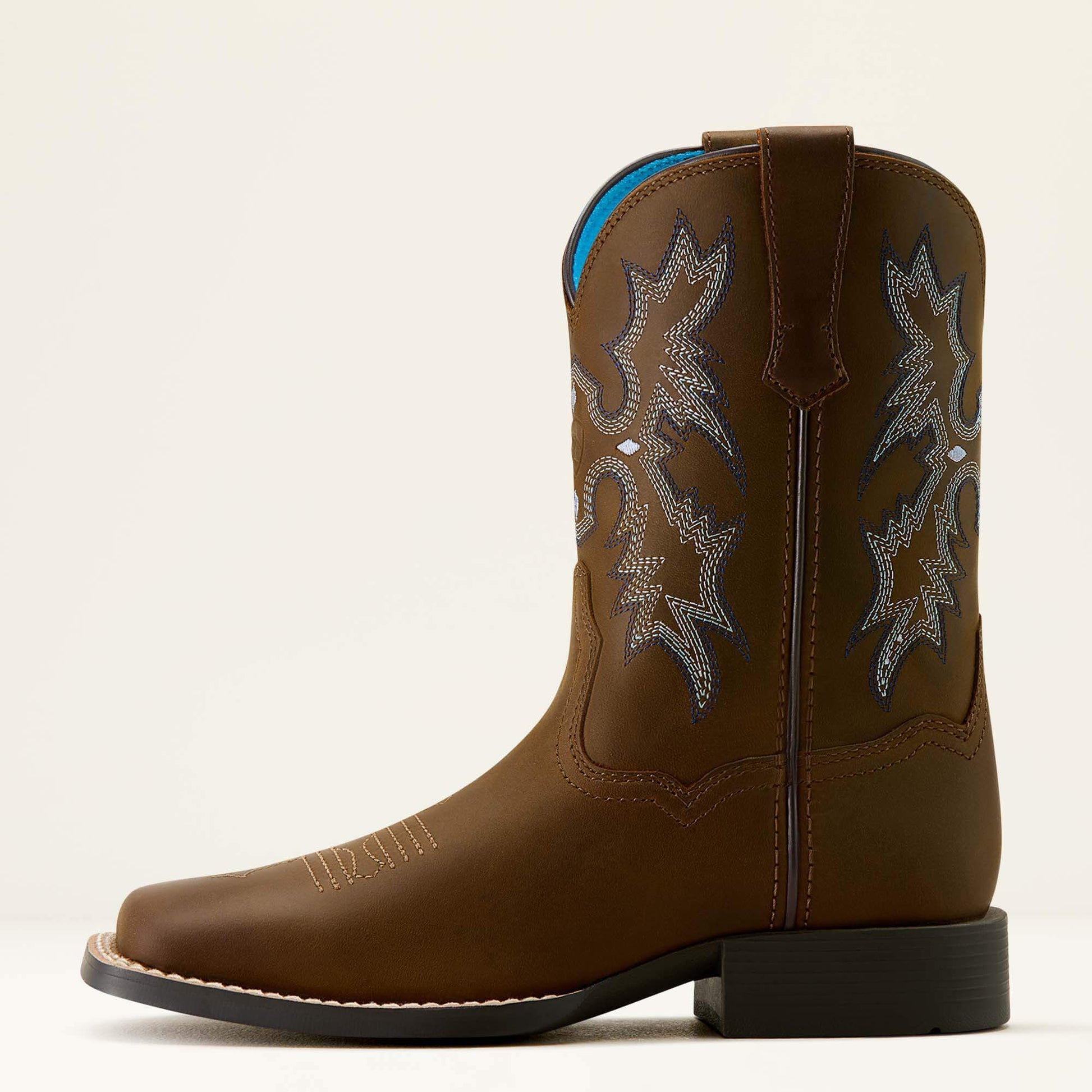 Tombstone Wide Square Toe Western Boot Ariat Kids