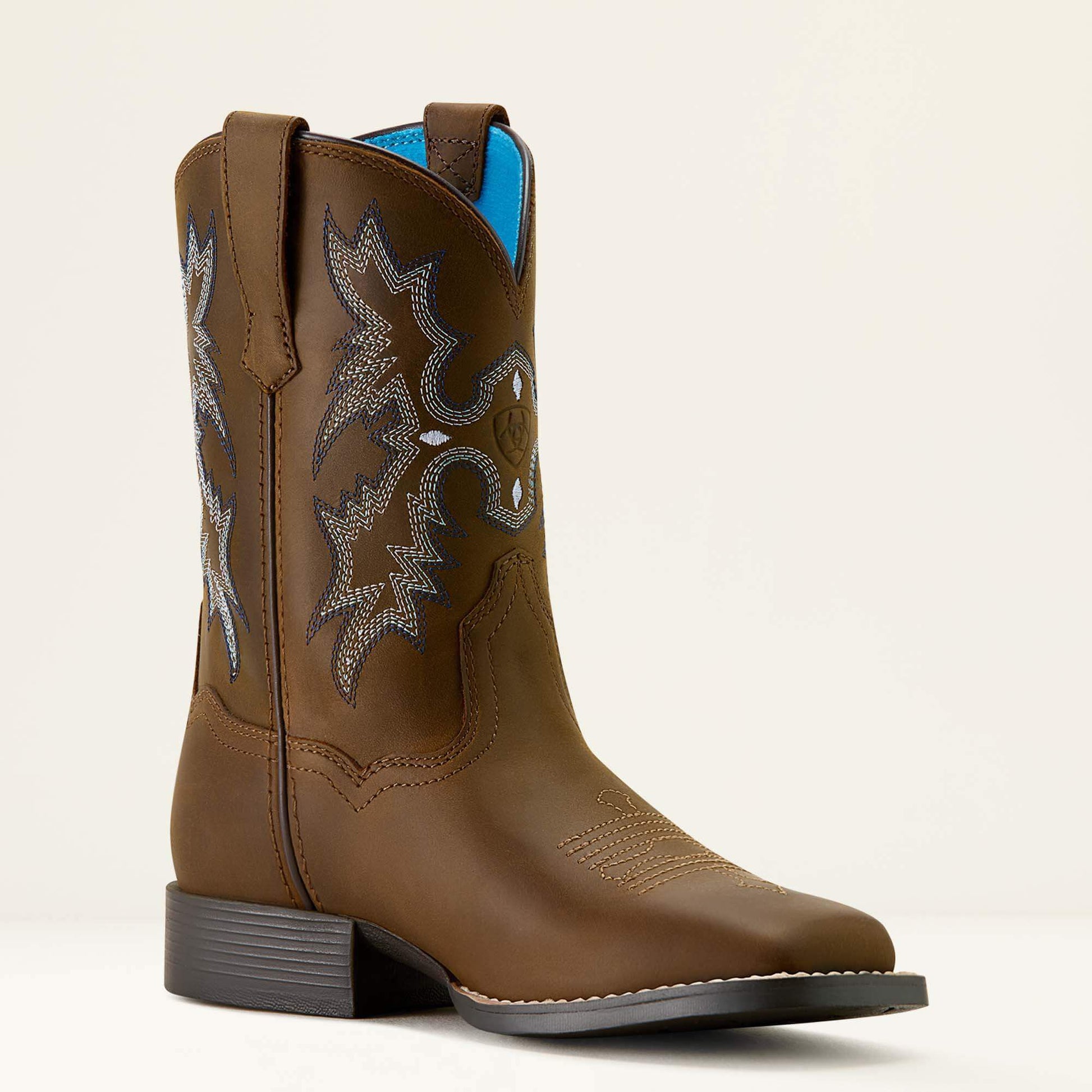 Tombstone Wide Square Toe Western Boot Ariat Kids