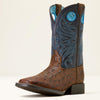 BROWN CROCODILE PRINT/NAVY