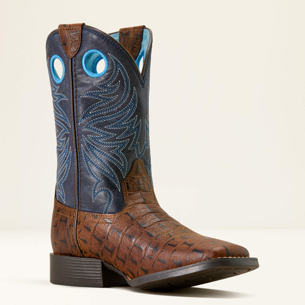 Knox Wide Square Toe Western Boot Ariat Kids