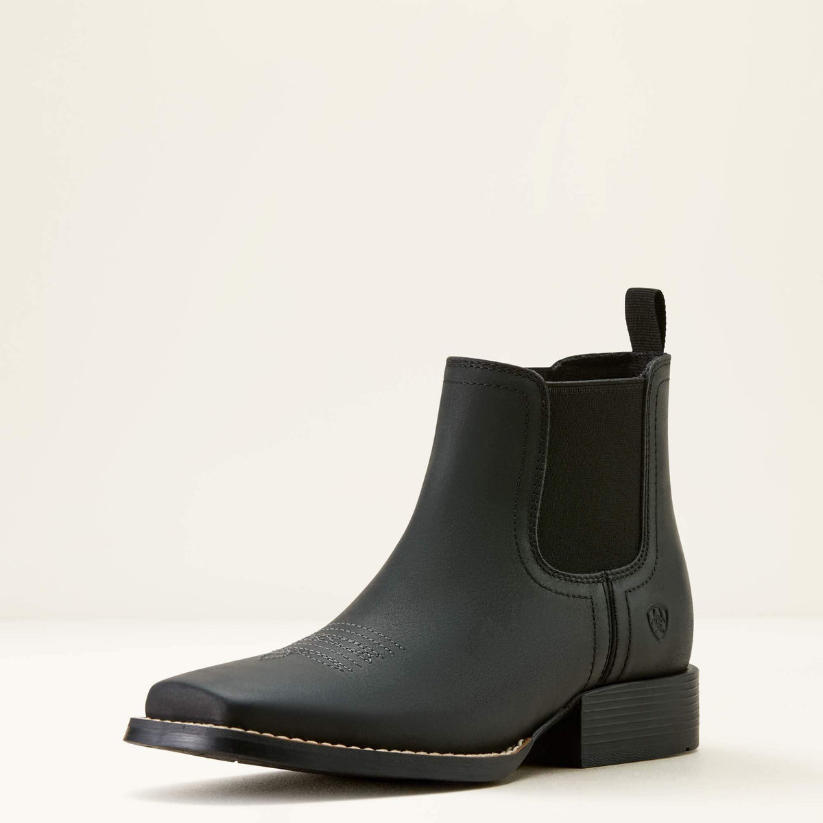 Booker Chelsea Wide Square Toe Western Boot Ariat Kids