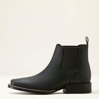 Booker Chelsea Wide Square Toe Western Boot Ariat Kids