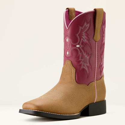 Tombstone Wide Square Toe Western Boot Ariat Kids