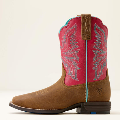Westwood Wide Square Toe Western Boot Ariat Kids