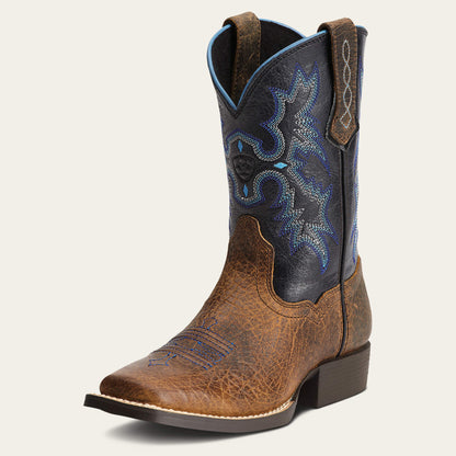 Tombstone Wide Square Toe Western Boot Ariat Kids