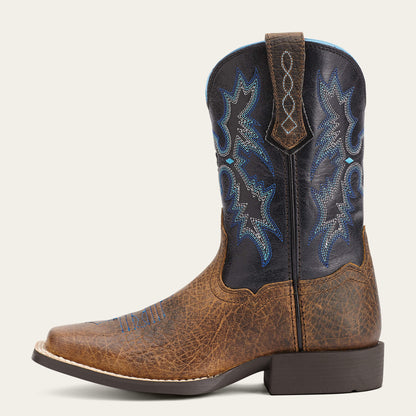 Tombstone Wide Square Toe Western Boot Ariat Kids