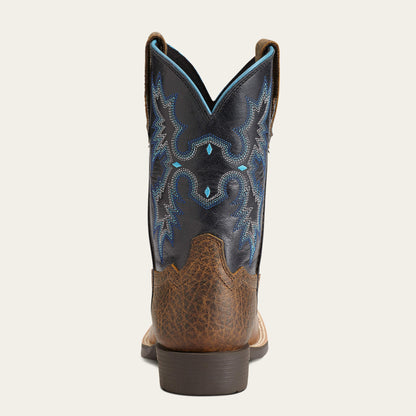 Tombstone Wide Square Toe Western Boot Ariat Kids