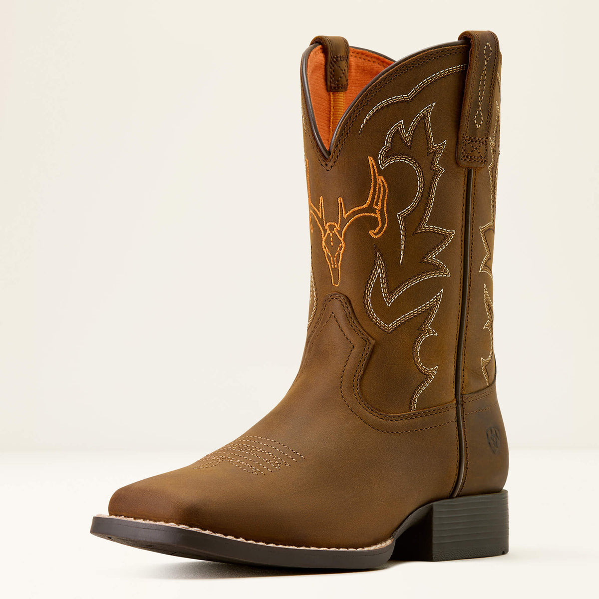 Deer Ridge Wide Square Toe Western Boot Ariat Kids