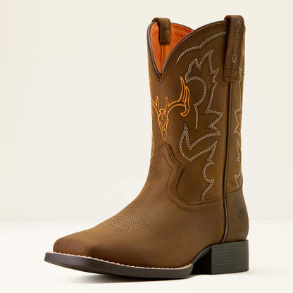 Deer Ridge Wide Square Toe Western Boot Ariat Kids