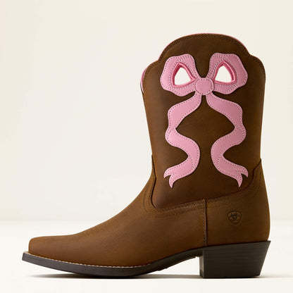 Lil Beaux D Toe Western Boot Ariat Kids