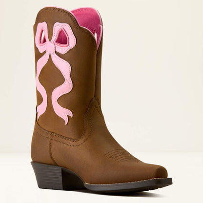 Lil Beaux D Toe Western Boot Ariat Kids