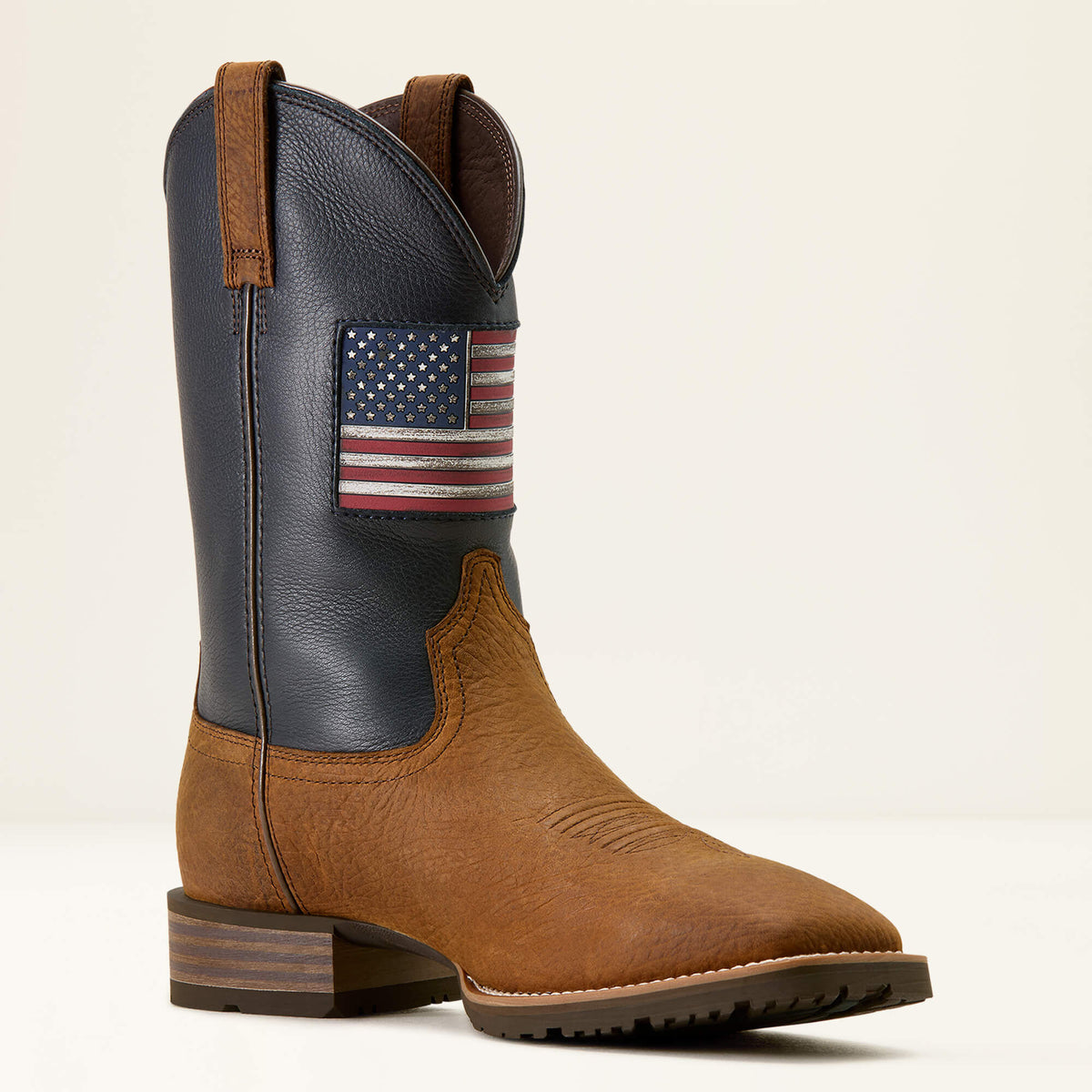 Hybrid Rancher Patriot Wide Square Toe Cowboy Boot Ariat Kids|Men