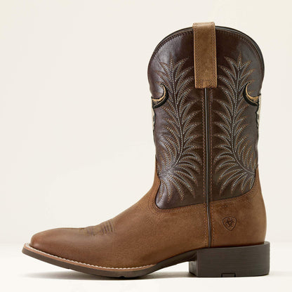 Sport Steer Skull Wide Square Toe Cowboy Boot Ariat Kids|Men