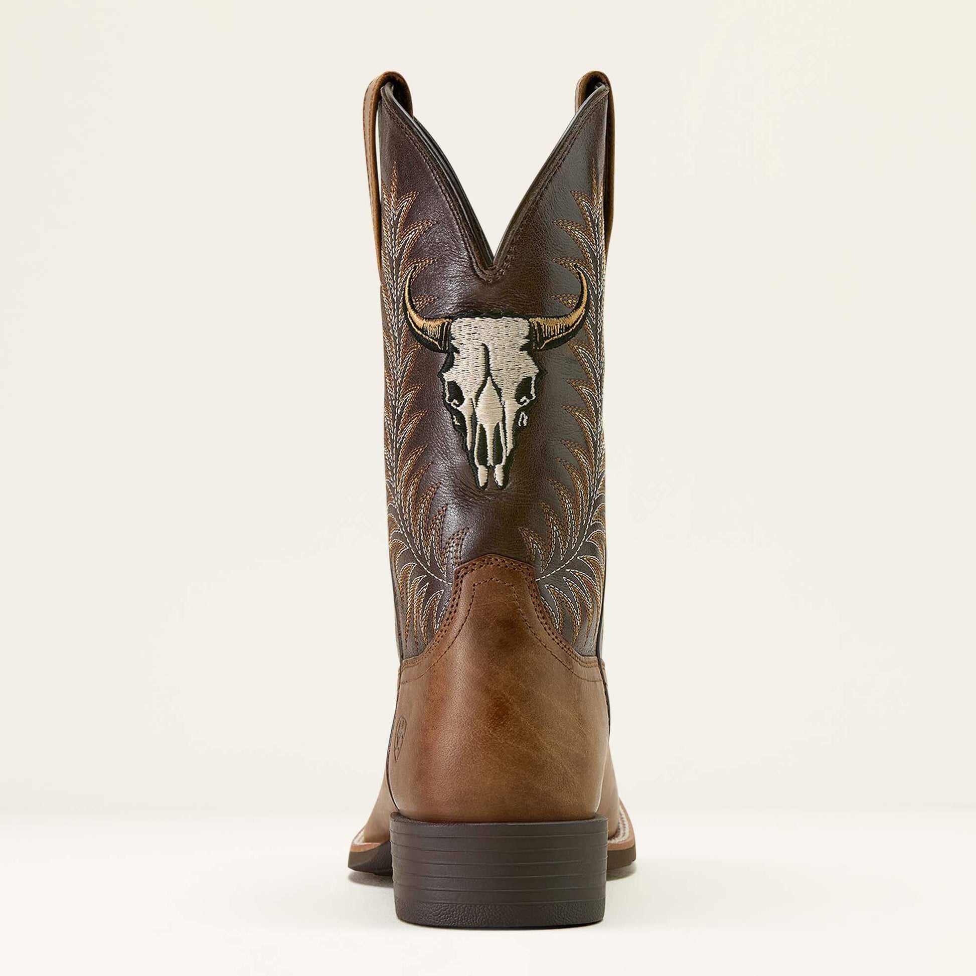 Sport Steer Skull Wide Square Toe Cowboy Boot Ariat Kids|Men