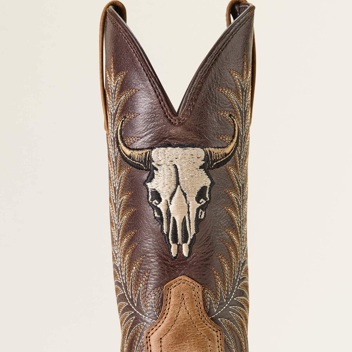 Sport Steer Skull Wide Square Toe Cowboy Boot Ariat Kids|Men