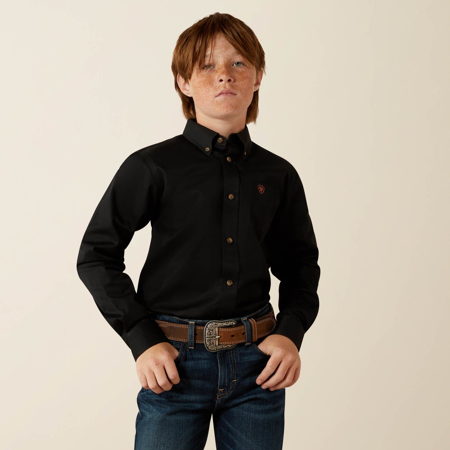 Solid Twill Classic Fit Shirt Ariat Kids