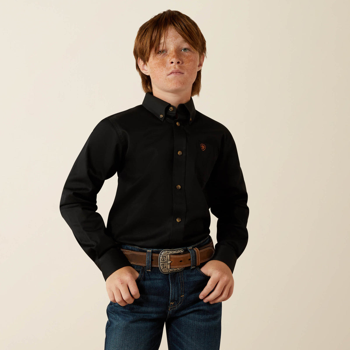 Solid Twill Classic Fit Shirt Ariat Kids