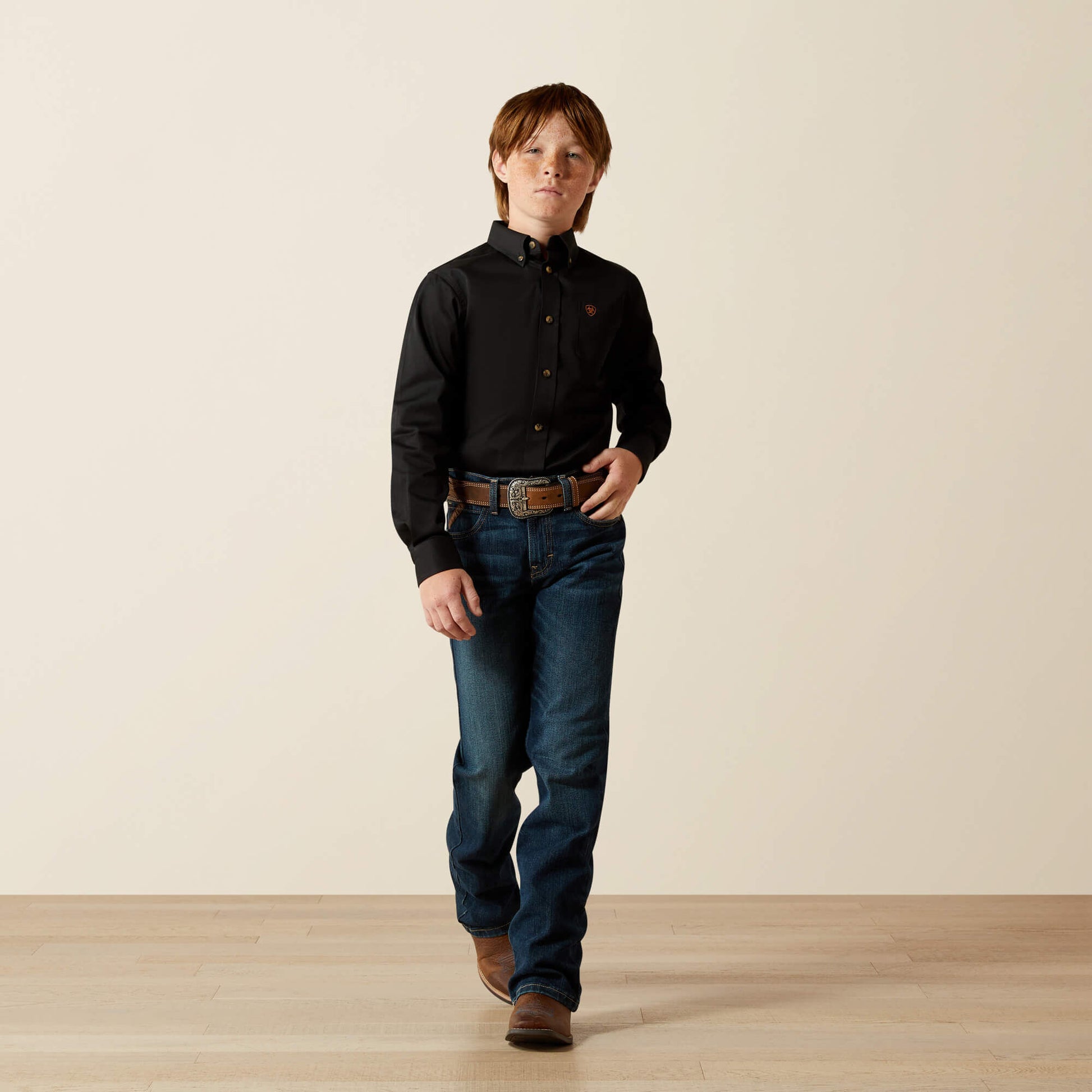 Solid Twill Classic Fit Shirt Ariat Kids