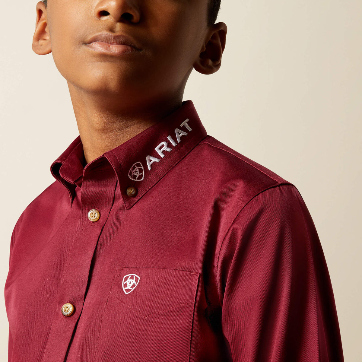 Team Logo Twill Classic Fit Shirt Ariat Kids