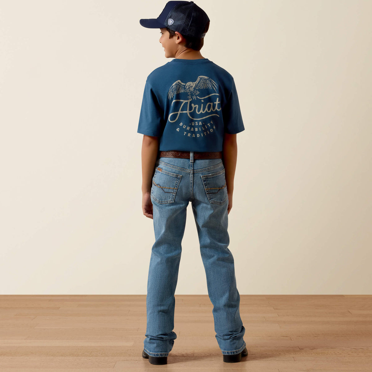 B4 Relaxed Palmer Boot Cut Jeans Ariat Kids