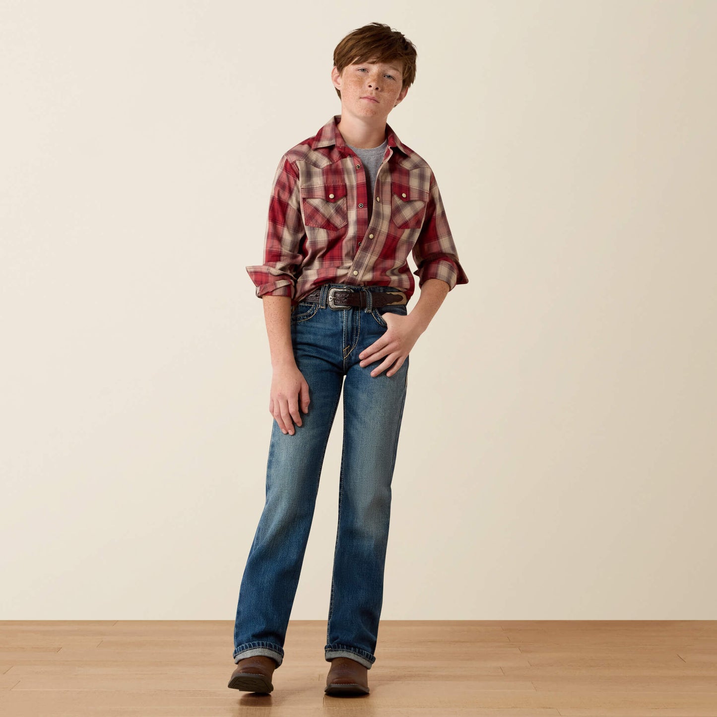 B4 Relaxed Boundary Boot Cut Jean Ariat Kids