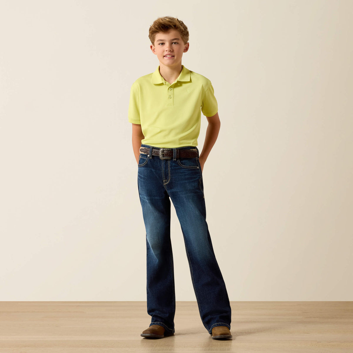 B4 Relaxed Oliver Boot Cut Jeans Ariat Kids