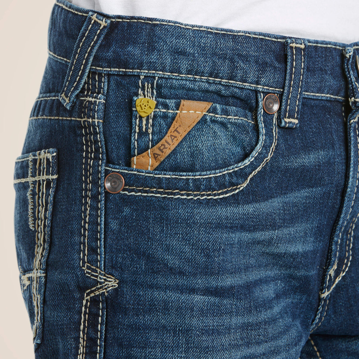 B5 Slim Boundary Stackable Straight Leg Jean Ariat Kids